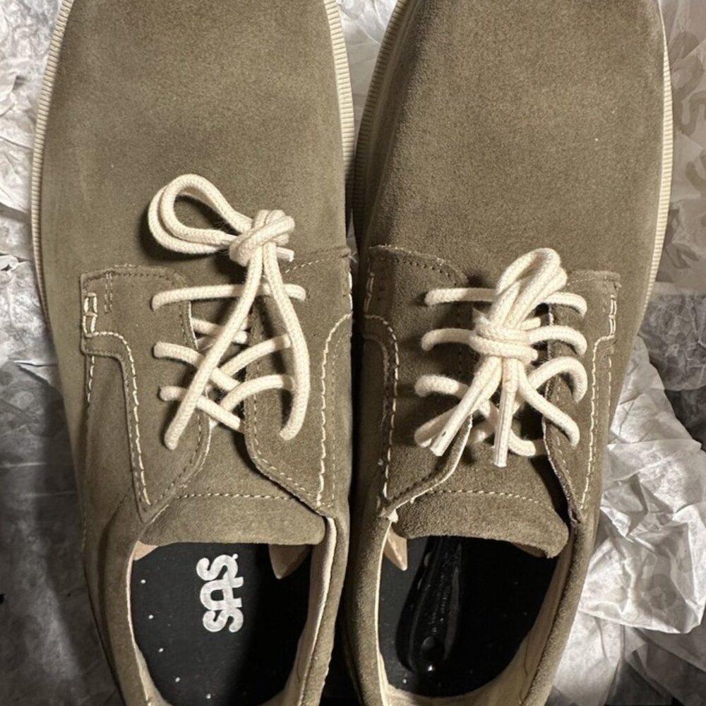 SAS Ambassador Men's Lace Up Comfort Oxford Desert Sage 9 W